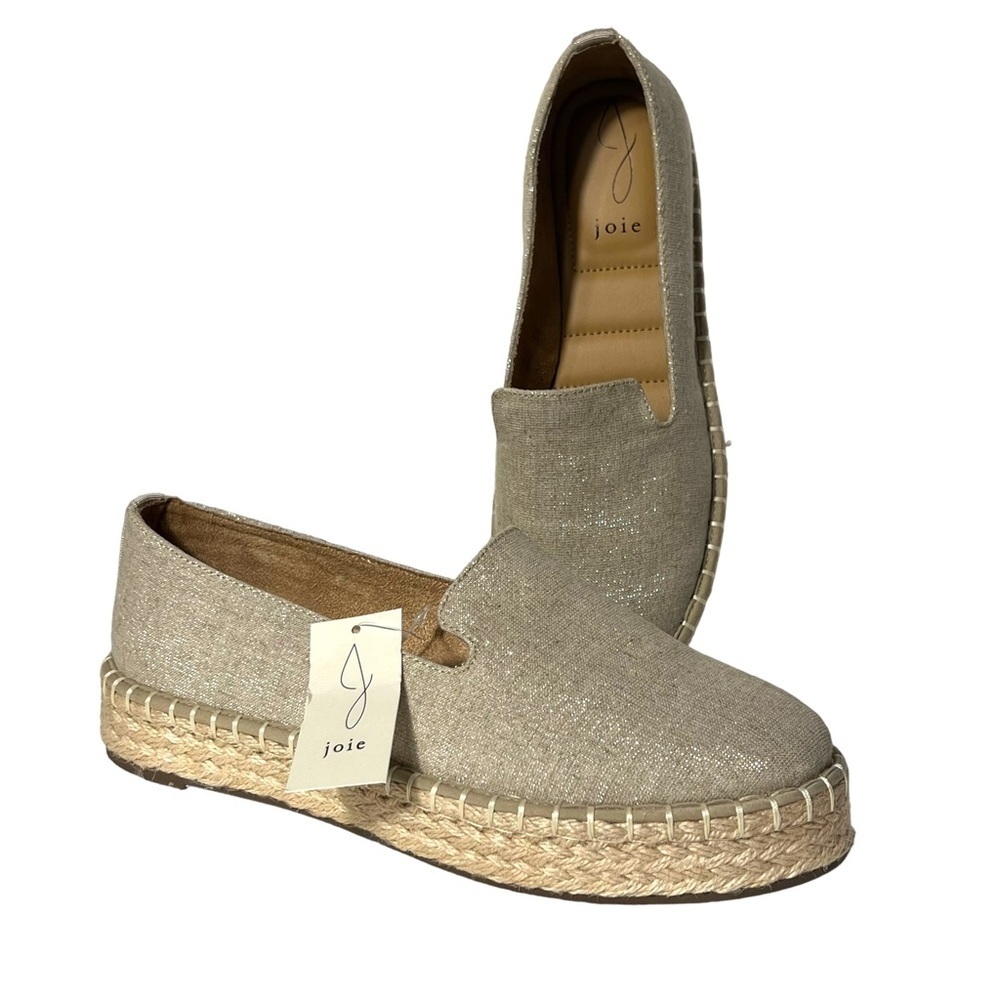 Joie “Cara” Platform Espadrille Slip-On Flats • NWT • Size 7.5